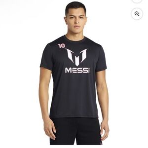 Black Messi Graphic T-Shirt NWT 3XL